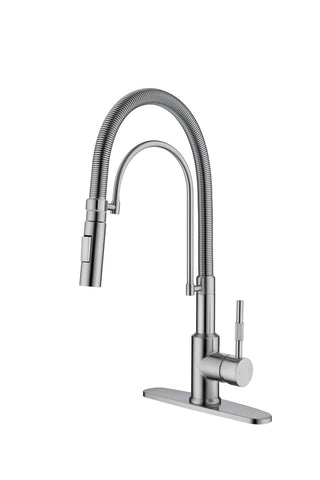 ELLA | Kitchen faucet, brushed nickel finish