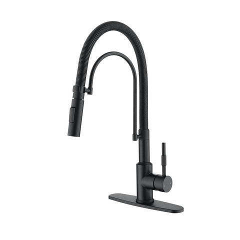 ELLA | Kitchen faucet, matte black finish