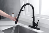 ELLA | Kitchen faucet, matte black finish