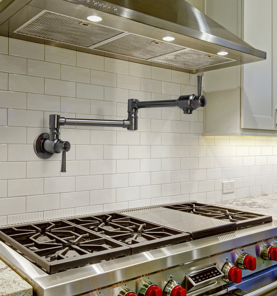 ADDISON Pot filler, oil rubbed bronze finish Westmount Waterworks