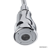 CHLOE CHROME FINISHED |  Single Lever Pull Down Kitchen Faucet - Westmount Waterworks