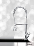 CHLOE CHROME FINISHED |  Single Lever Pull Down Kitchen Faucet - Westmount Waterworks