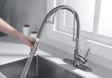 ELLA | Kitchen faucet, brushed nickel finish