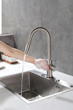 GEORGIA | Touch activated kitchen faucet, brushed nickel finish