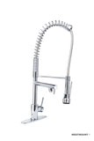 RILEY | Single Lever, Solid Chrome finish, Pull Down Kitchen Faucet - Westmount Waterworks